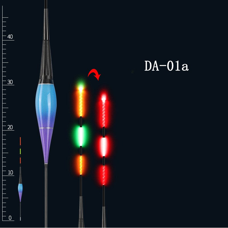 5 pc Gravity sensing day and night fish float for light water