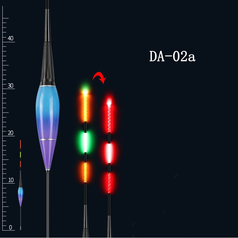 5 pc Gravity sensing day and night fish float for light water