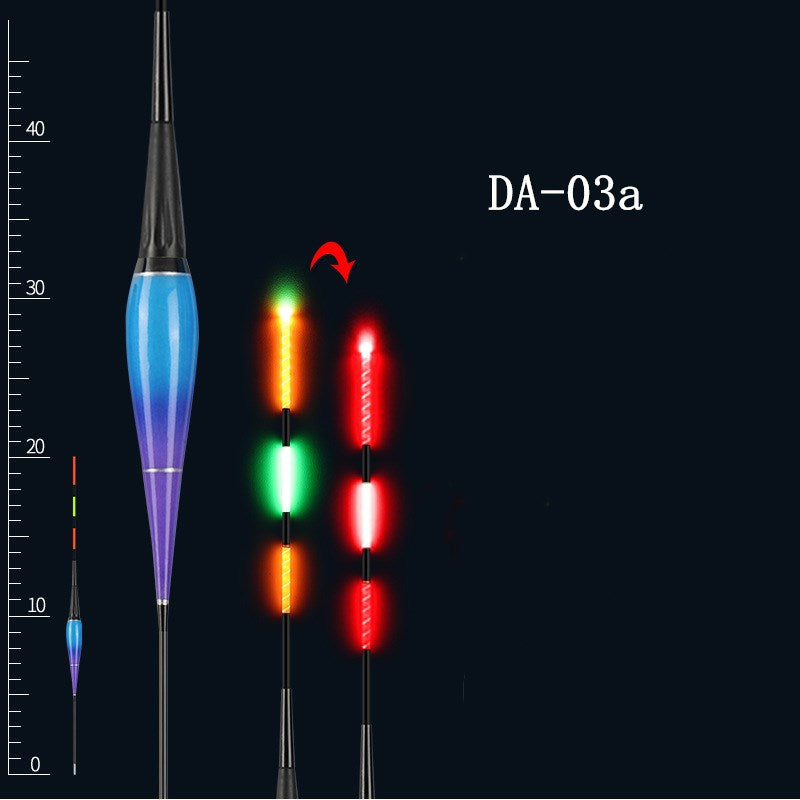 5 pc Gravity sensing day and night fish float for light water