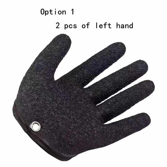 2 pcs Anti-cut, anti-slip, anti-prick, wear-resistant and waterproof fishing gloves