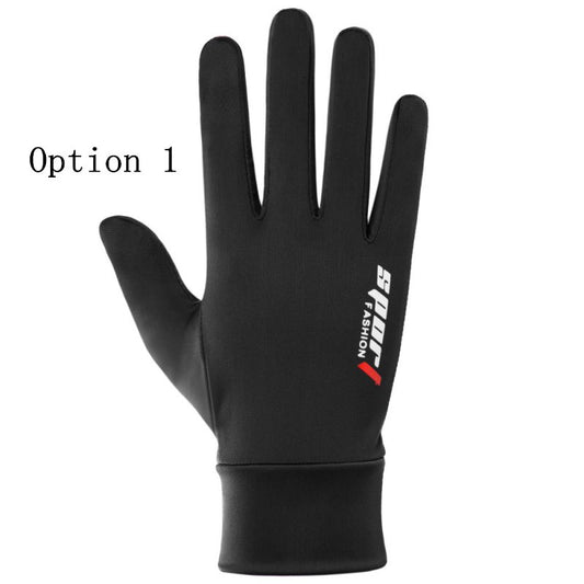 2 pairs Non-slip sun protection gloves fishing gloves