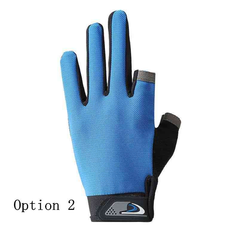 2 pairs Thin sun protection gloves with two fingers exposed