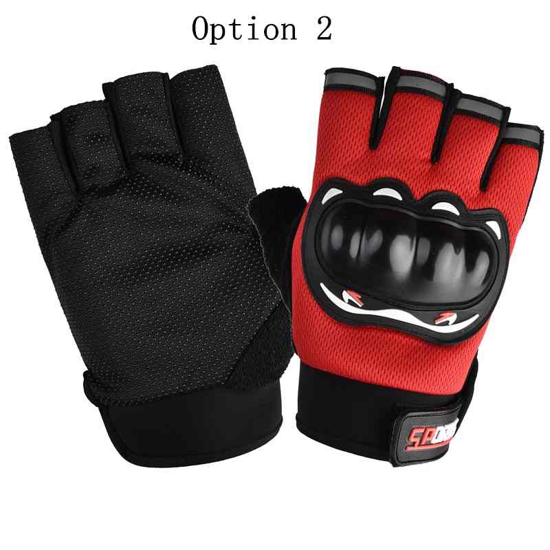 2 pairs Non-slip fishing gloves with all fingers exposed