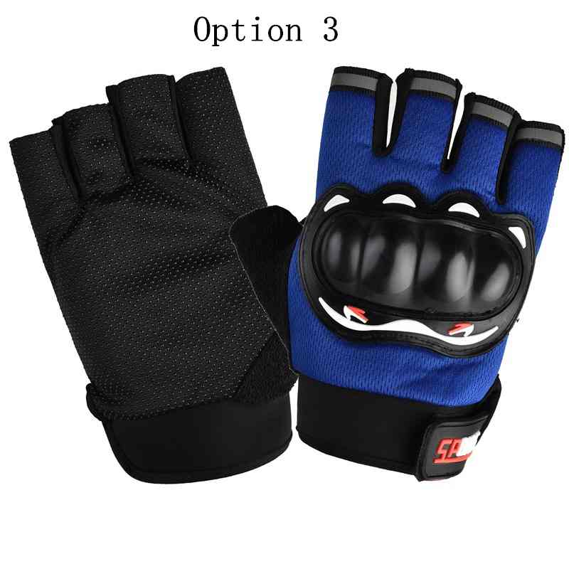 2 pairs Non-slip fishing gloves with all fingers exposed