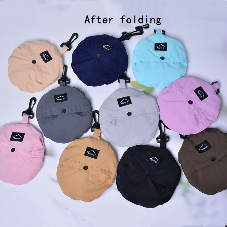 2 pcs Foldable summer waterproof bucket hat