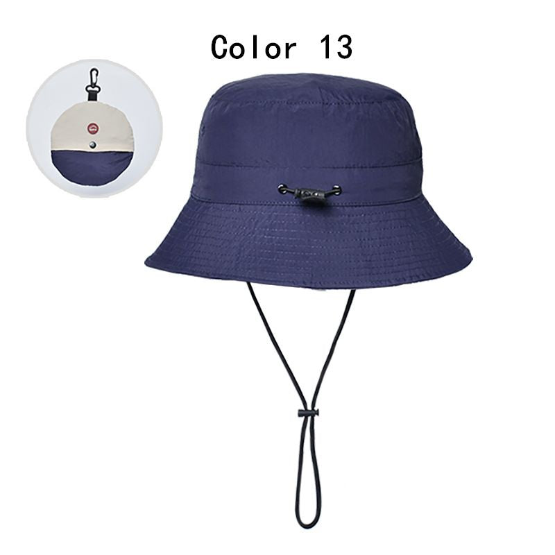 2 pcs Foldable summer waterproof bucket hat