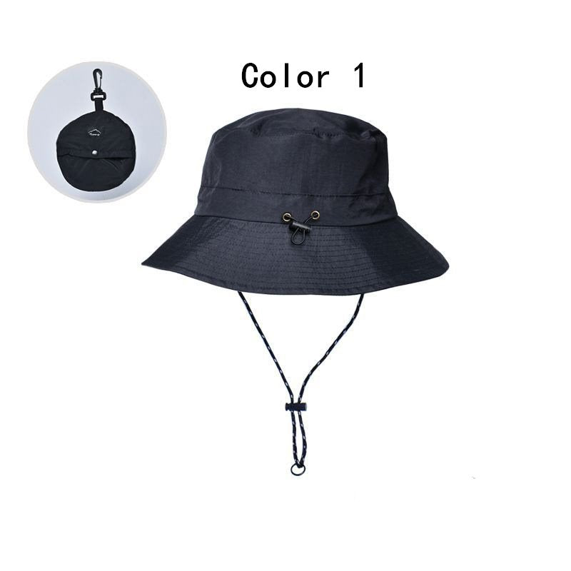 2 pcs Foldable summer waterproof bucket hat