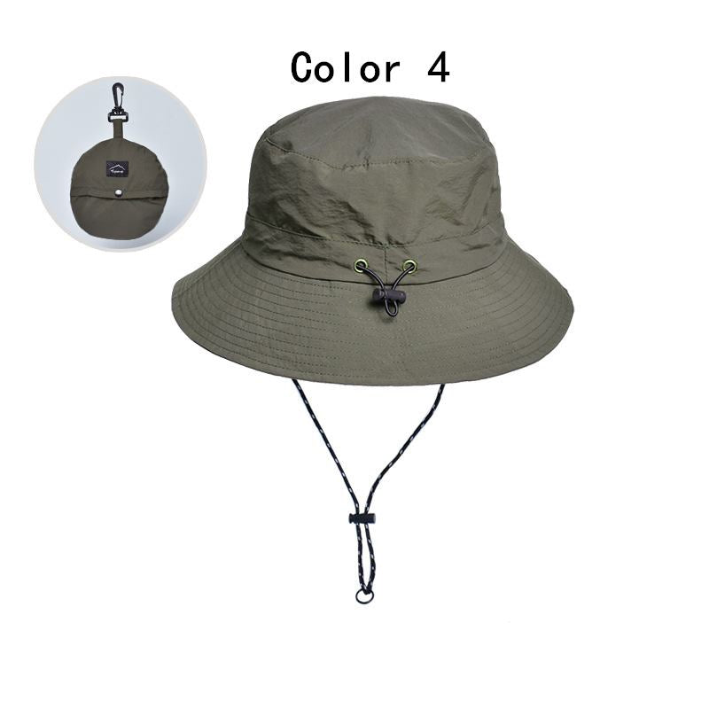 2 pcs Foldable summer waterproof bucket hat