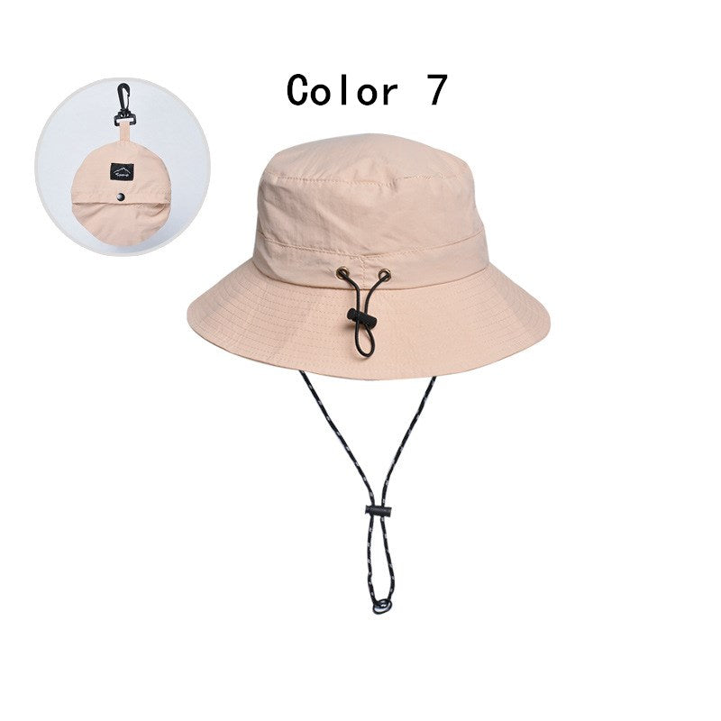 2 pcs Foldable summer waterproof bucket hat