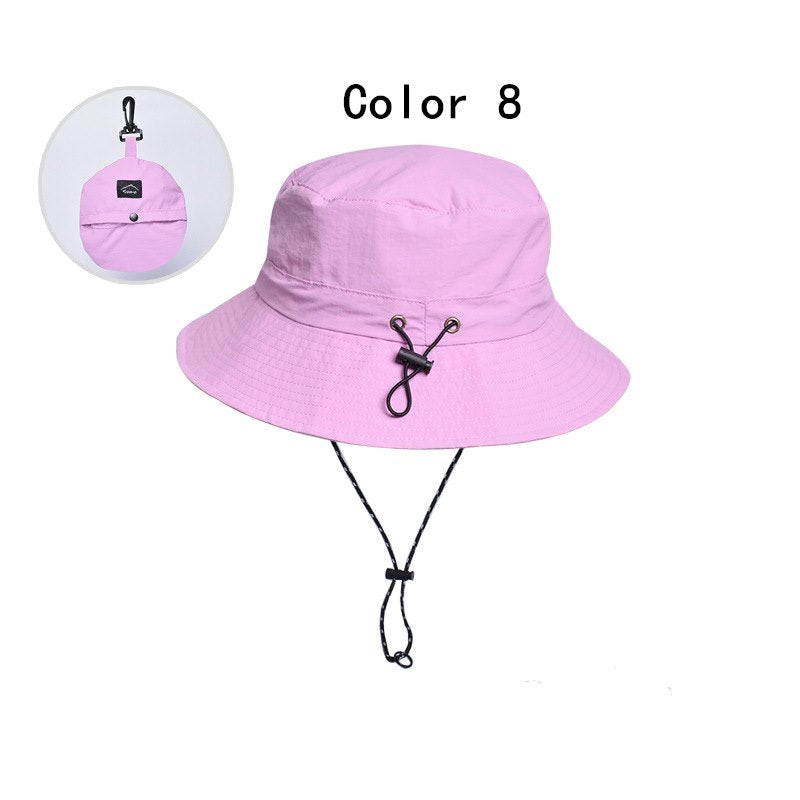 2 pcs Foldable summer waterproof bucket hat