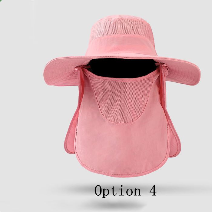 2 pcs Outdoor sun protection breathable foldable hats