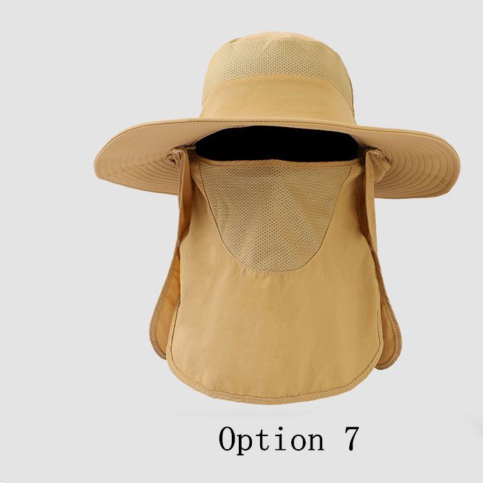 2 pcs Outdoor sun protection breathable foldable hats