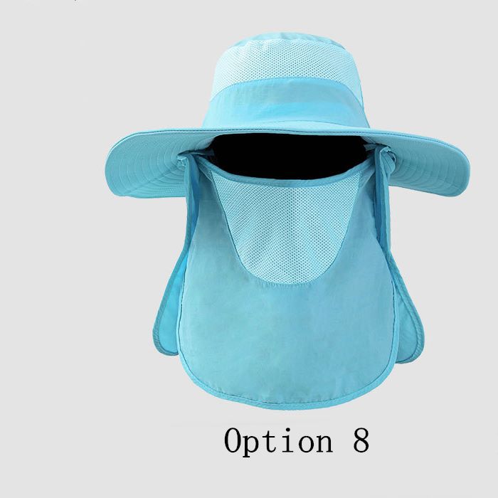 2 pcs Outdoor sun protection breathable foldable hats