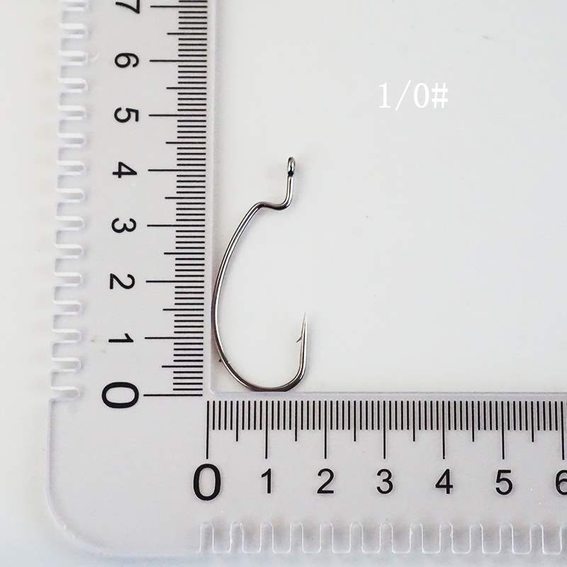 500pcs Wide belly crank soft bait fishing hook