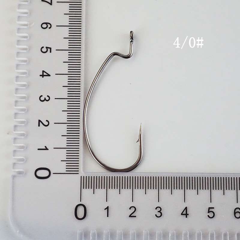 500pcs Wide belly crank soft bait fishing hook