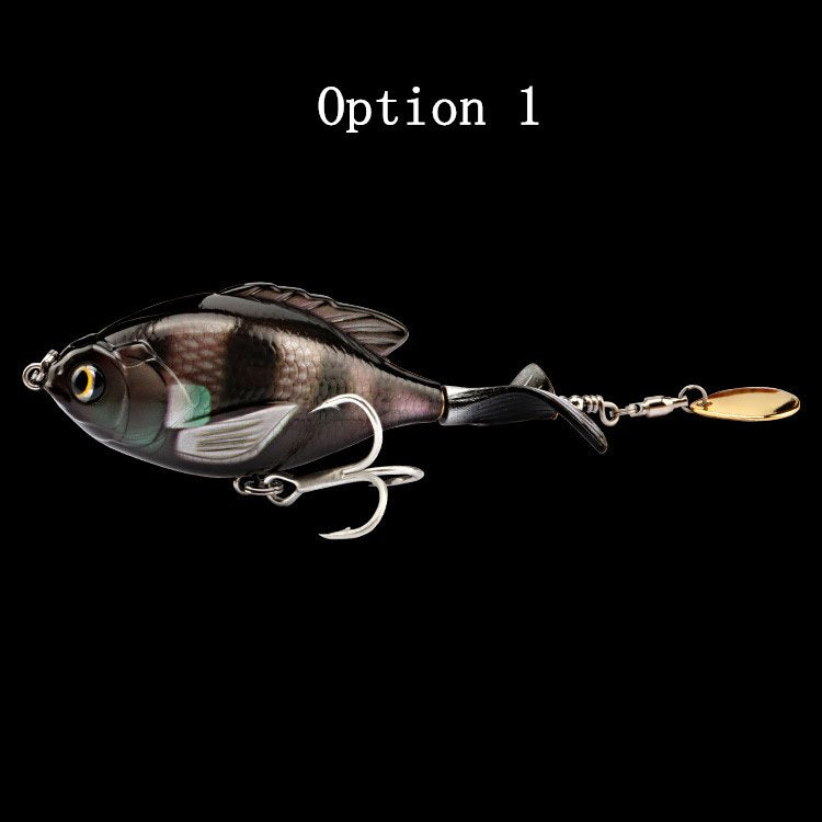 2pc 16.9g 9.5cm whopper plopper lure with spinner