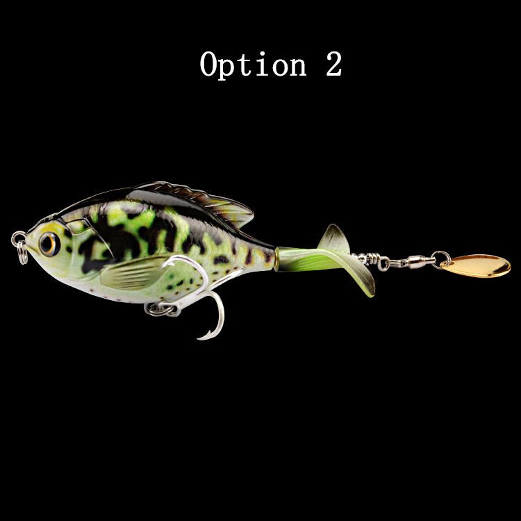 2pc 16.9g 9.5cm whopper plopper lure with spinner