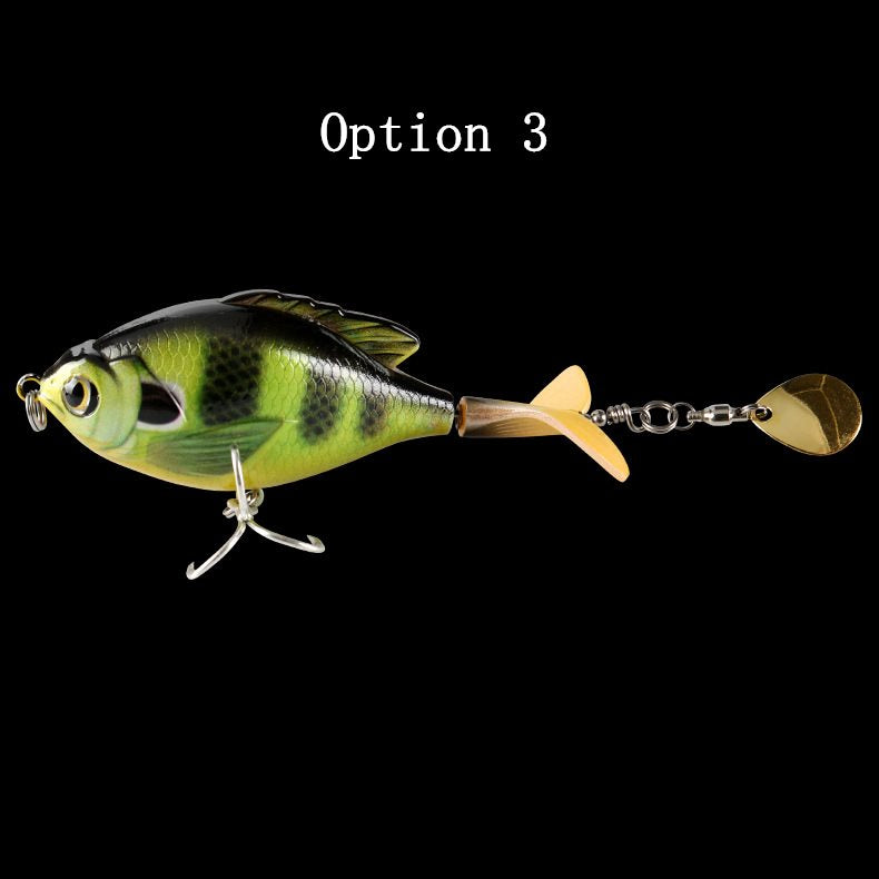 2pc 16.9g 9.5cm whopper plopper lure with spinner