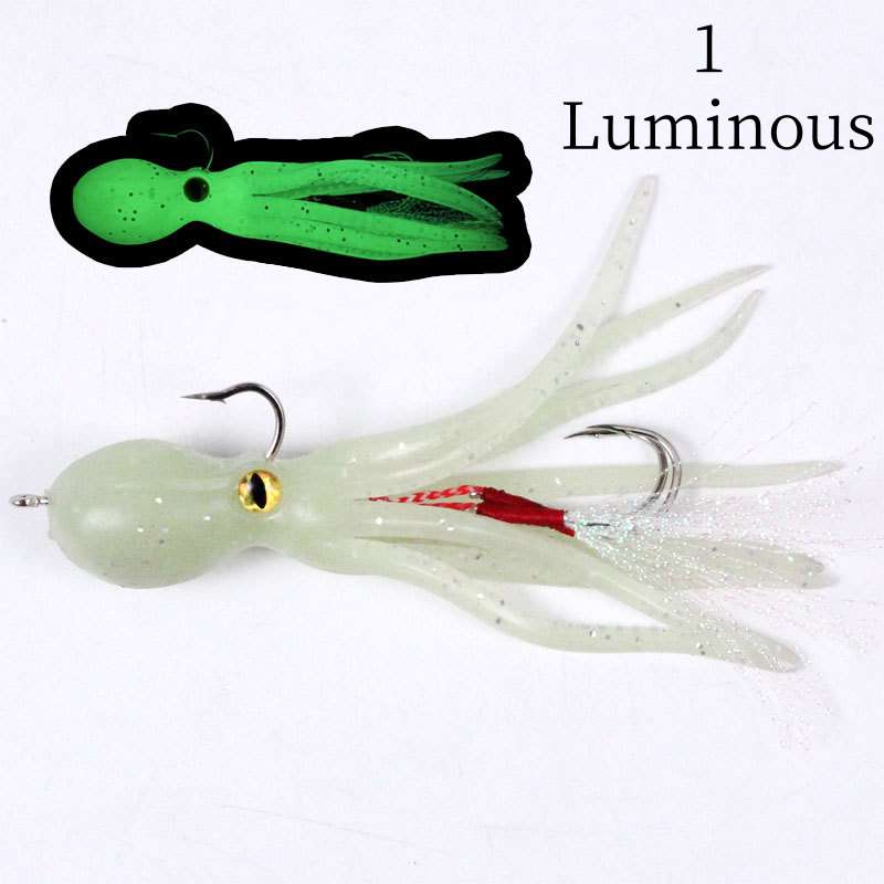 1pc 11cm 21g Lead-wrapped squid soft bait