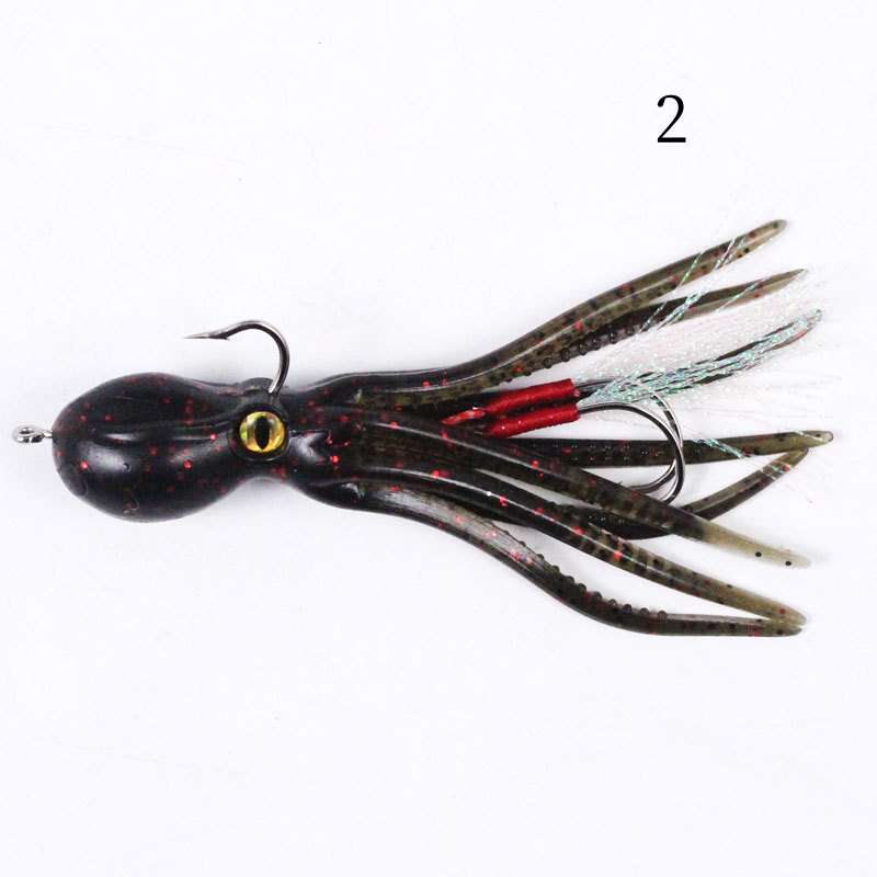 1pc 11cm 21g Lead-wrapped squid soft bait