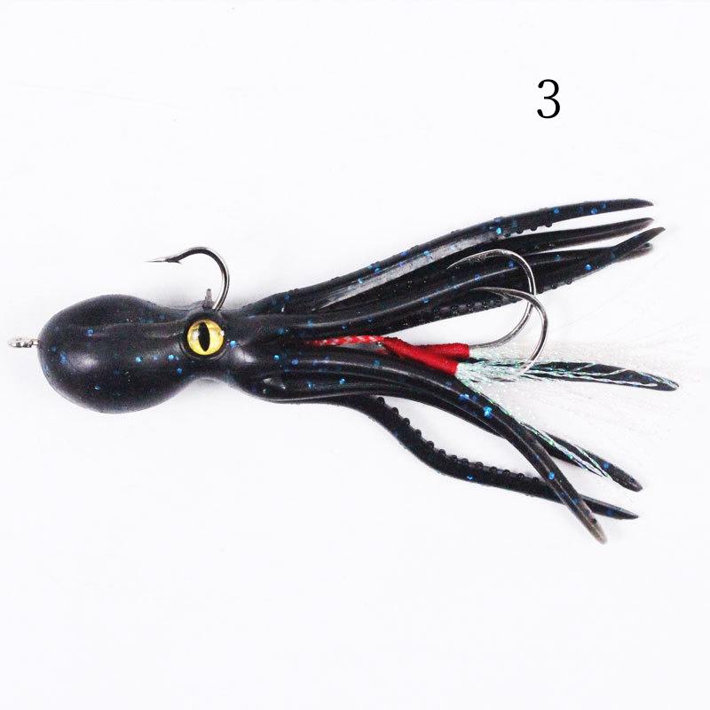 1pc 11cm 21g Lead-wrapped squid soft bait