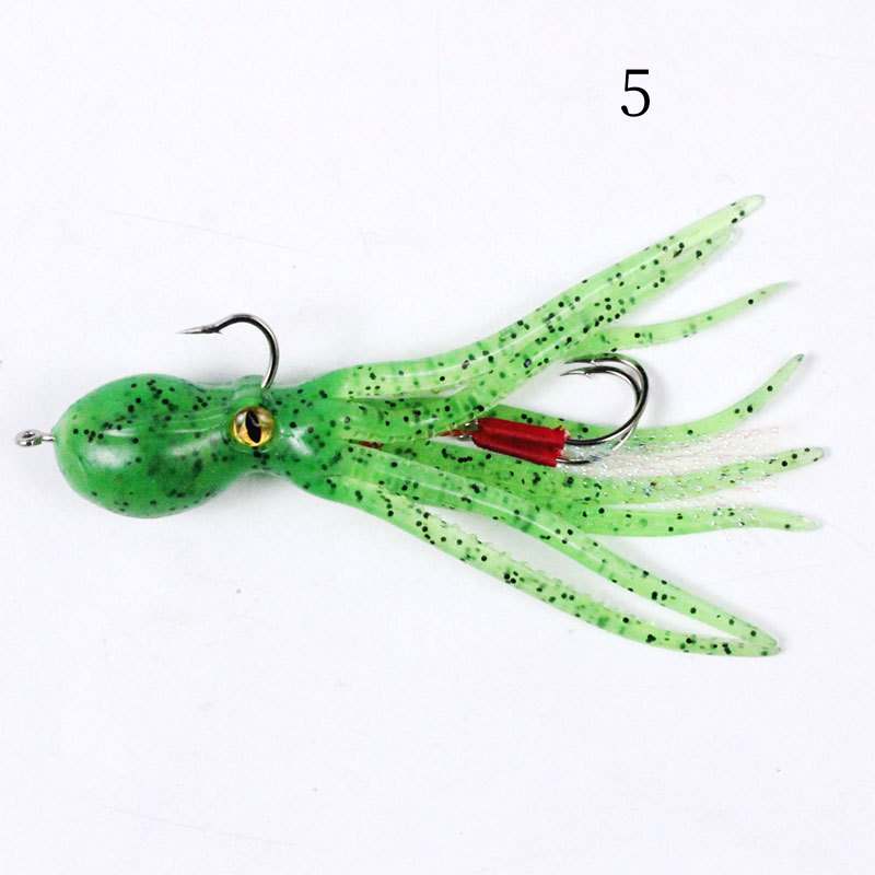 1pc 11cm 21g Lead-wrapped squid soft bait