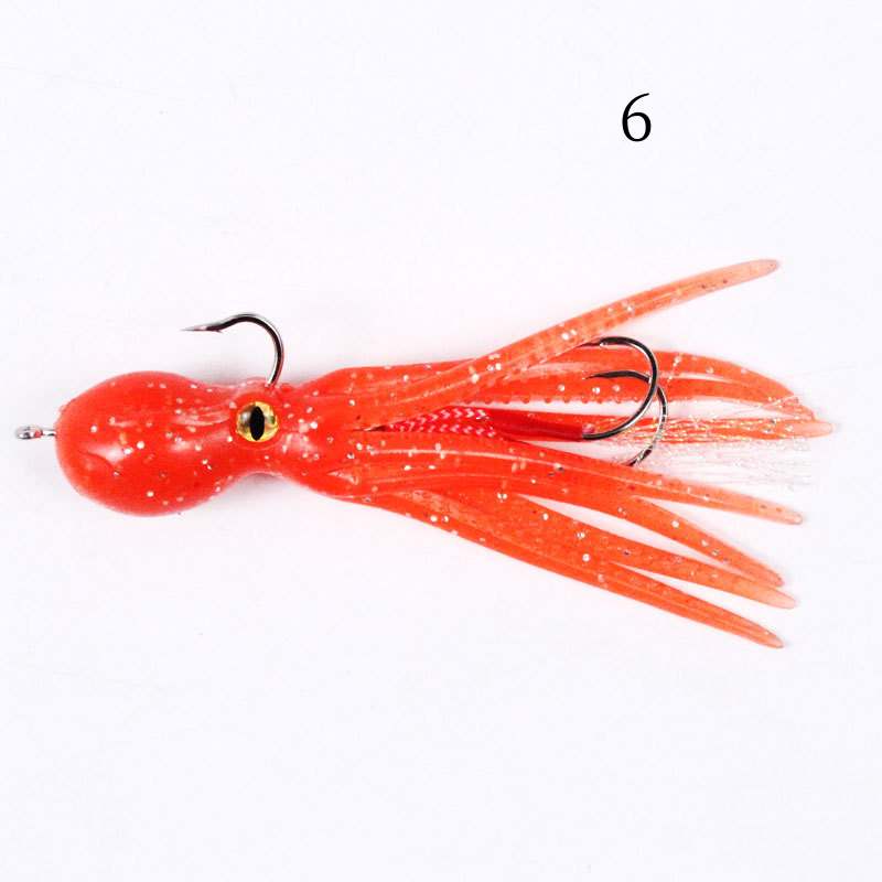 1pc 11cm 21g Lead-wrapped squid soft bait