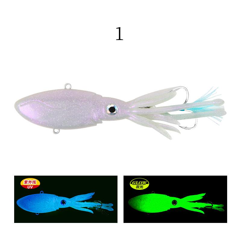 1 pc  90g 130g deep sea large squid shaped lure soft bait