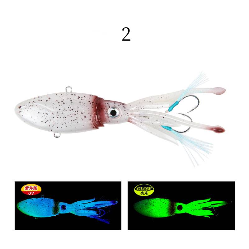 1 pc  90g 130g deep sea large squid shaped lure soft bait