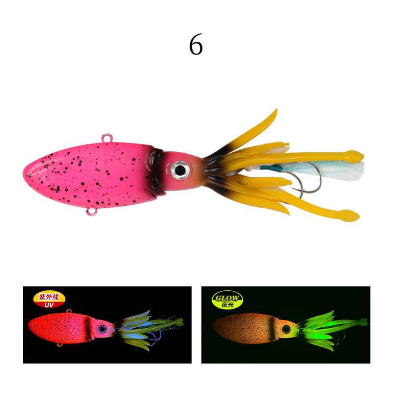 1 pc  90g 130g deep sea large squid shaped lure soft bait