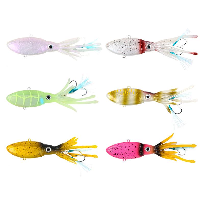 1 pc  90g 130g deep sea large squid shaped lure soft bait