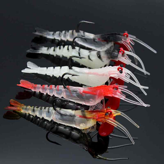 5pc 5.5g /13g bionic shrimp lure with hook