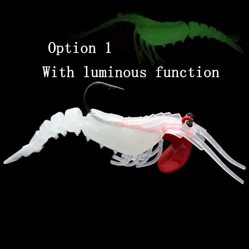 5pc 5.5g /13g bionic shrimp lure with hook