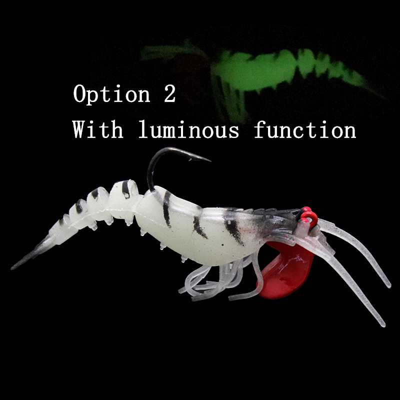 5pc 5.5g /13g bionic shrimp lure with hook