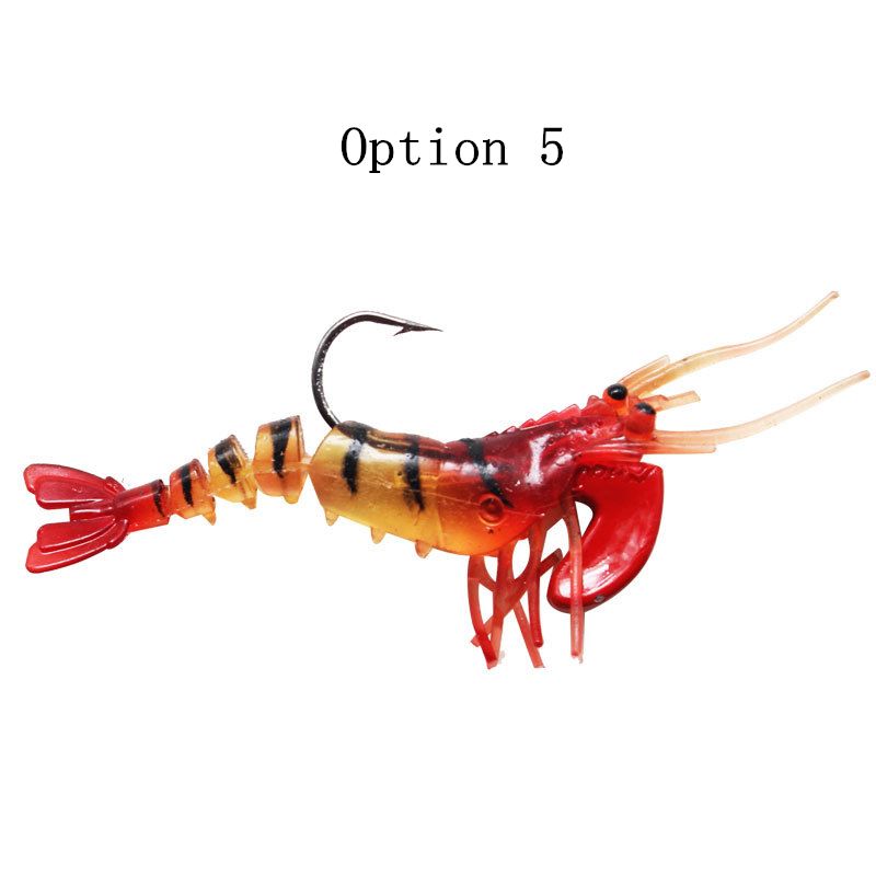 5pc 5.5g /13g bionic shrimp lure with hook