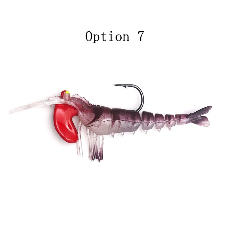 5pc 5.5g /13g bionic shrimp lure with hook