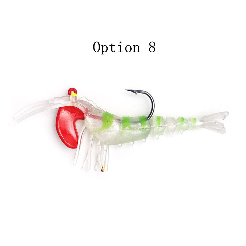 5pc 5.5g /13g bionic shrimp lure with hook