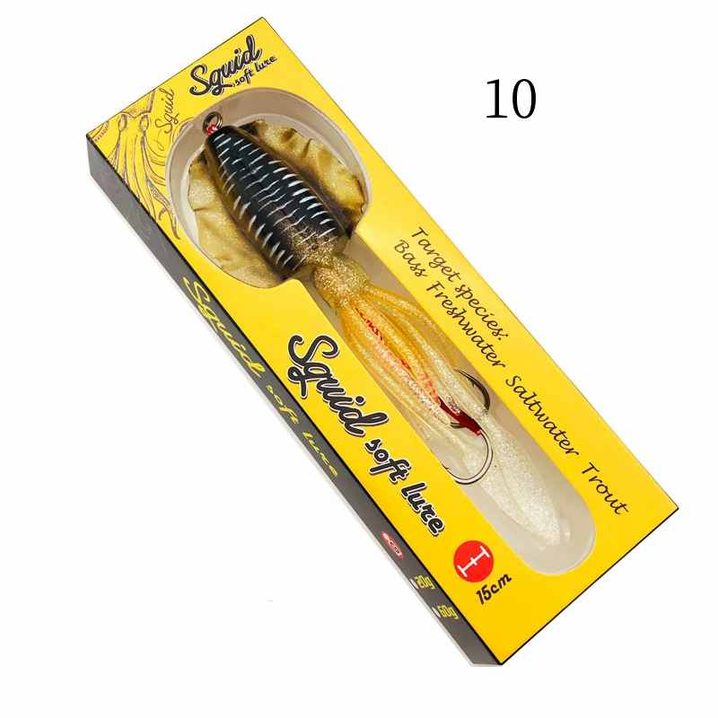 1 pc  60g 120g 150g deep sea large squid shaped lures