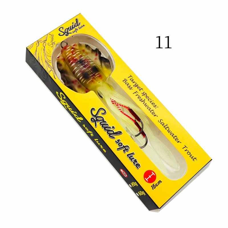 1 pc  60g 120g 150g deep sea large squid shaped lures