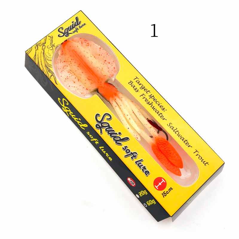 1 pc  60g 120g 150g deep sea large squid shaped lures