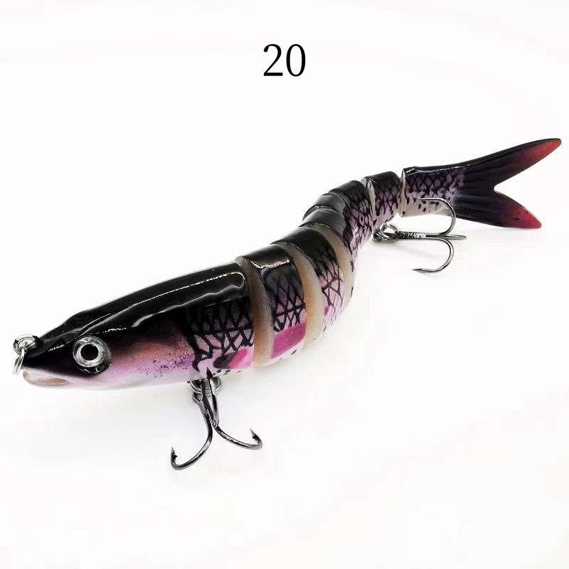 2pc  13.5cm 19g knotty Fish lure segment Hard Bait