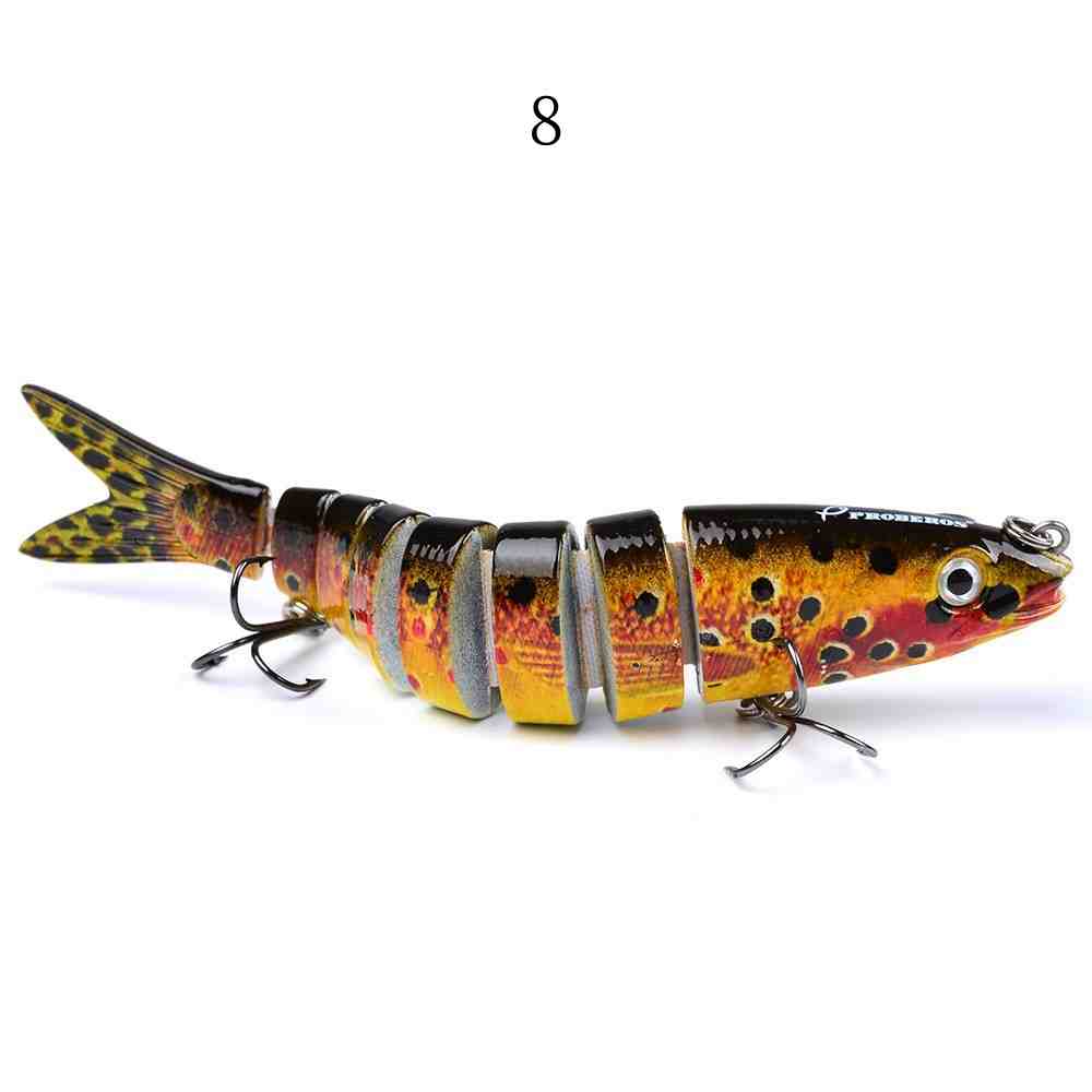 2pc  13.5cm 19g knotty Fish lure segment Hard Bait