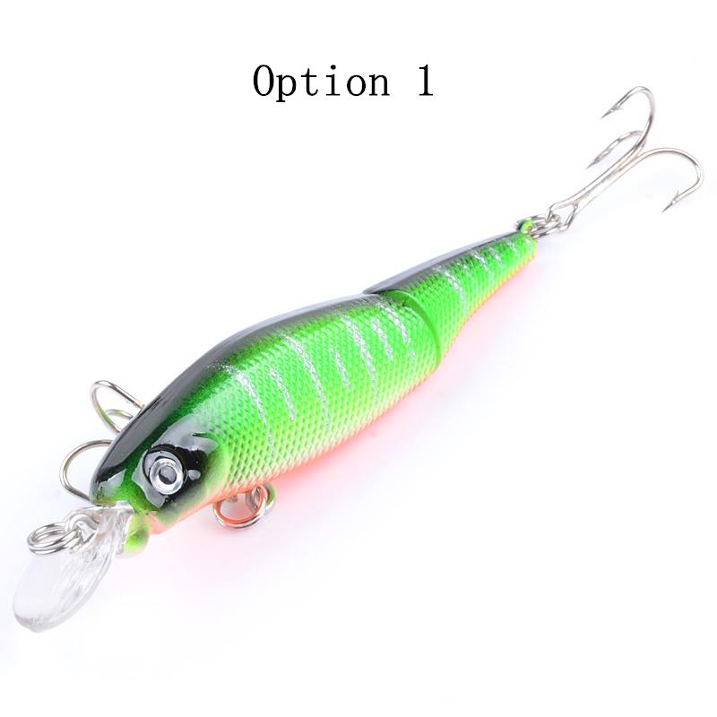 2 pcs 8.8cm 7.4g floating segment minnow lure