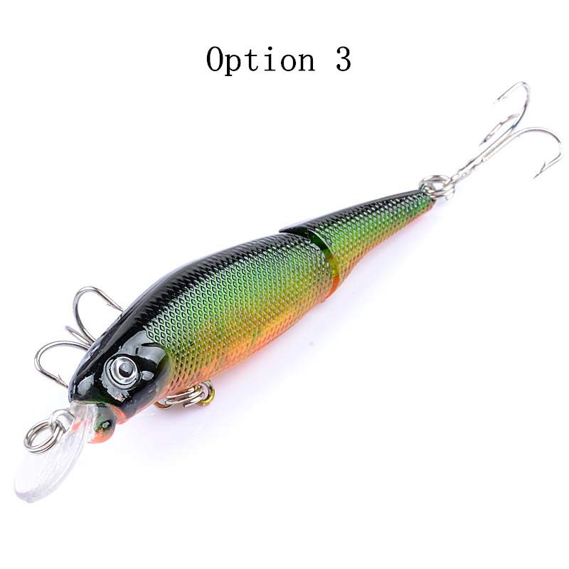 2 pcs 8.8cm 7.4g floating segment minnow lure