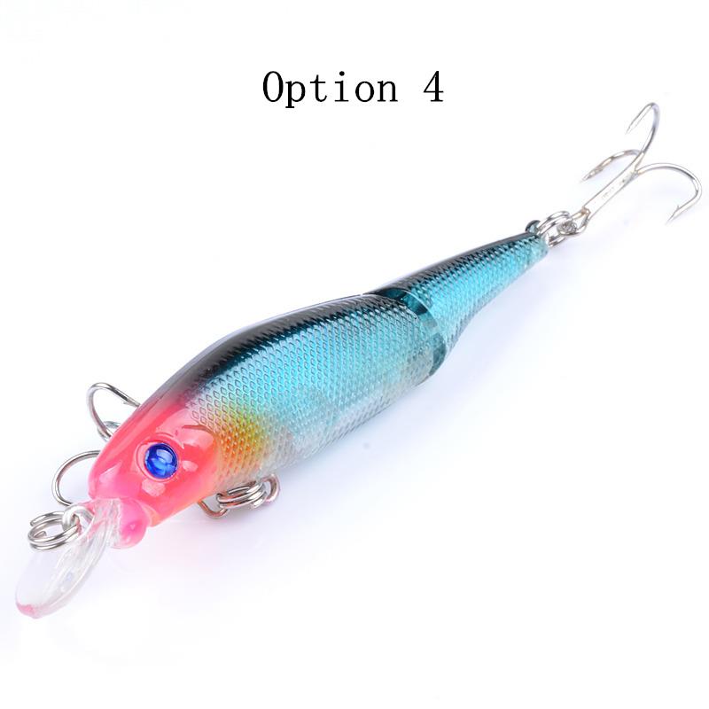 2 pcs 8.8cm 7.4g floating segment minnow lure