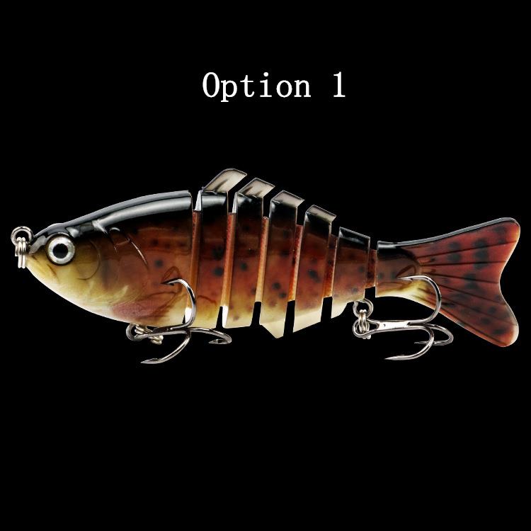 2pc knotty Fish lure 10cm 15.5g-segment Hard Bait