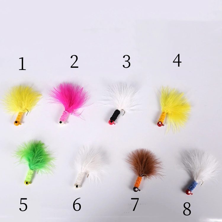 1 pc  fly bionic feather lure