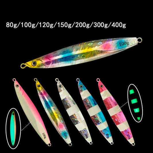 2pc 80/100/120/150/200/300/400g JIG metal lure