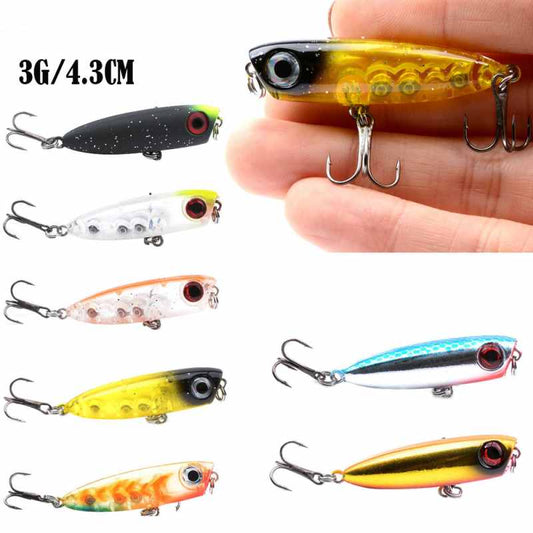 2pc 4.3cm 3g slowing sinking pencil lure