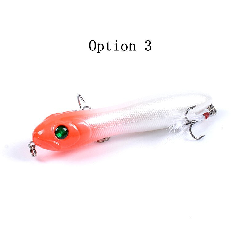 2pc 10cm 16.2g top water pencil lure